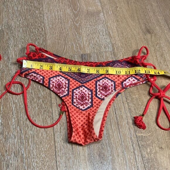 Mink pink medium BoHo print bikini bottoms/medium - Picture 7 of 8